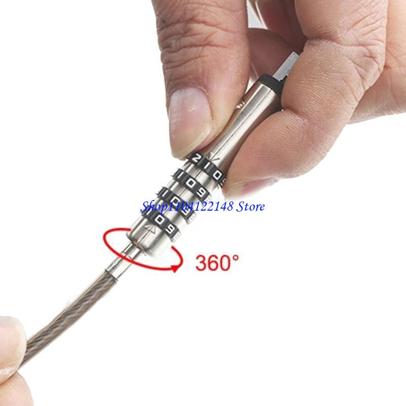 Laptop Lock Cable - P9FA 4 Digital Universal Lock USB