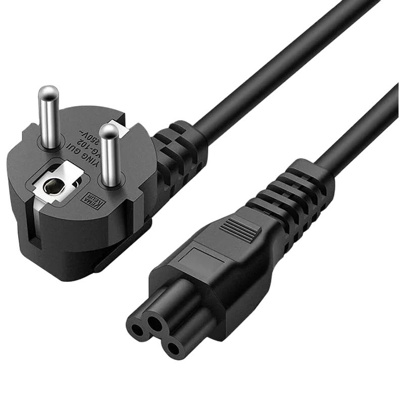 Laptop Lock Cable - 1.5M EU Universal Laptop 3-pin Charger