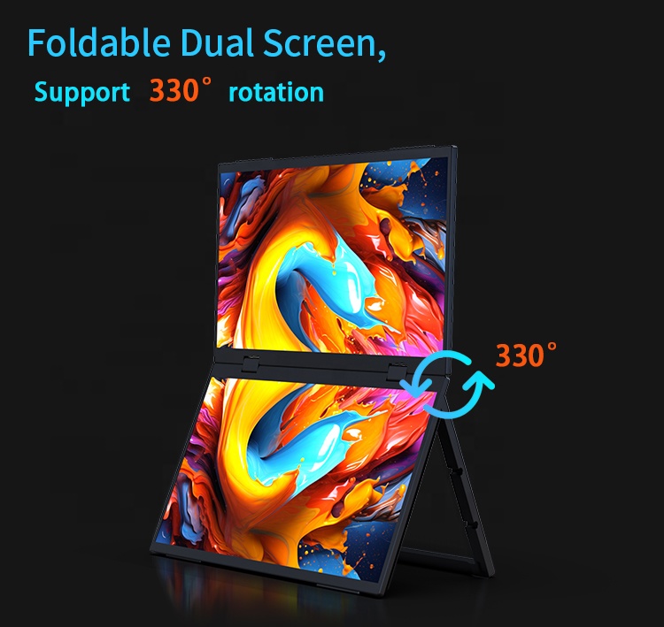 Monitor Portable Usb - Custom logo Rotatable USB Type-C Secondary