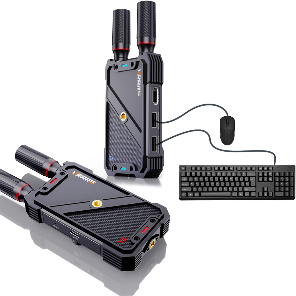 Laptop Accessories Toy - VRRIIS WL082K 400m Wireless HDMI KVM