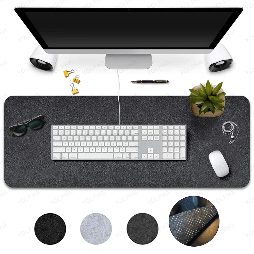 Mouse Pad Large Size Wool Felt - огляд і ціна Laptop Accessories Protector