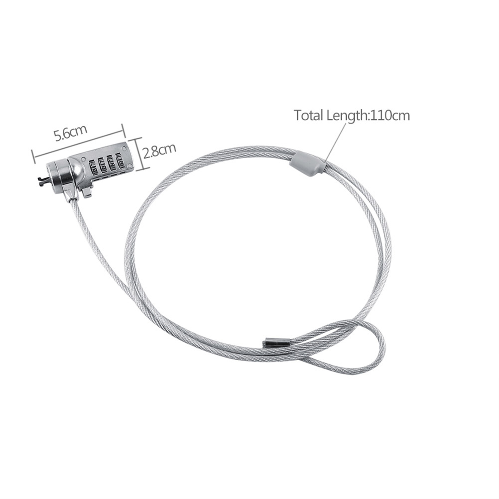 Laptop Theft Deterrent Laptop  - огляд і ціна Laptop Lock Cable