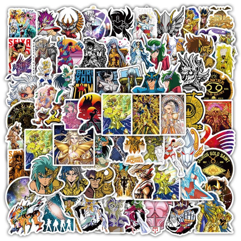 101Pcs Saint Seiya Anime Stick - огляд і ціна Laptop Accessories Toy