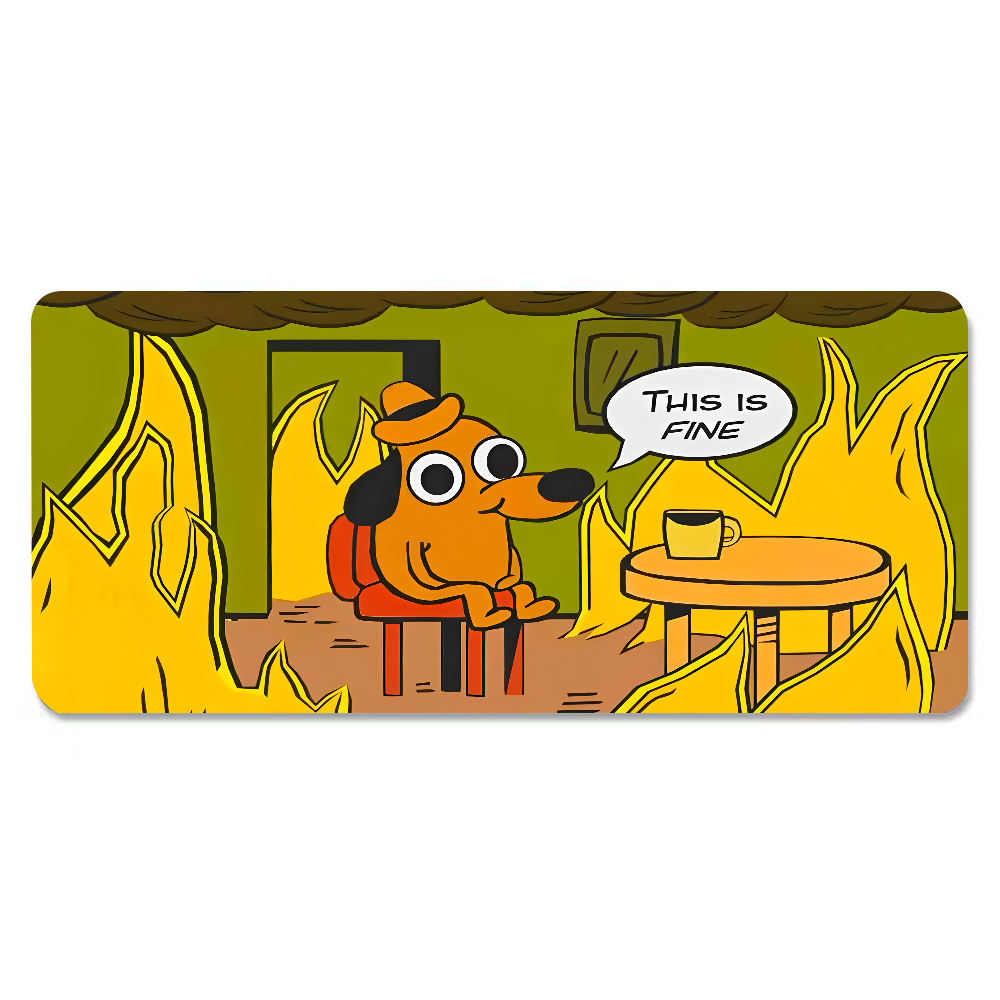 This Is Fine Dog Dachshund Mou - огляд і ціна Laptop Accessories Toy
