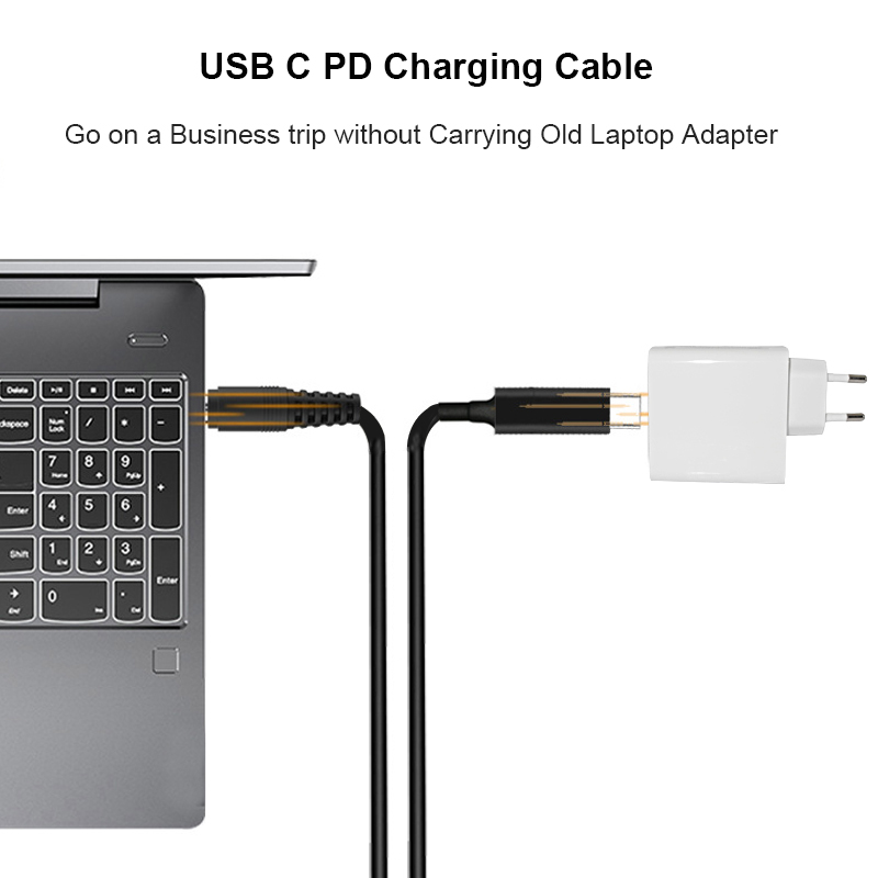 USB Type C to DC 3.0x1.1mm 3.0 - огляд і ціна Laptop Lock Cable