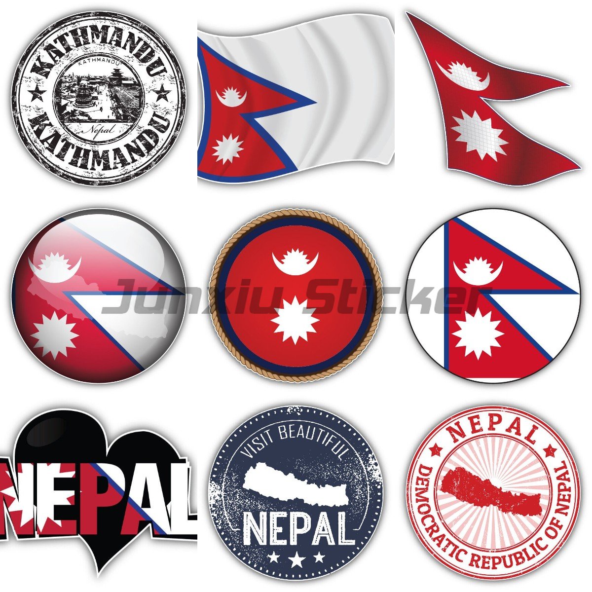 Nepal Flag Bumper Vinyl Bicycl - огляд і ціна Laptop Accessories Nepal