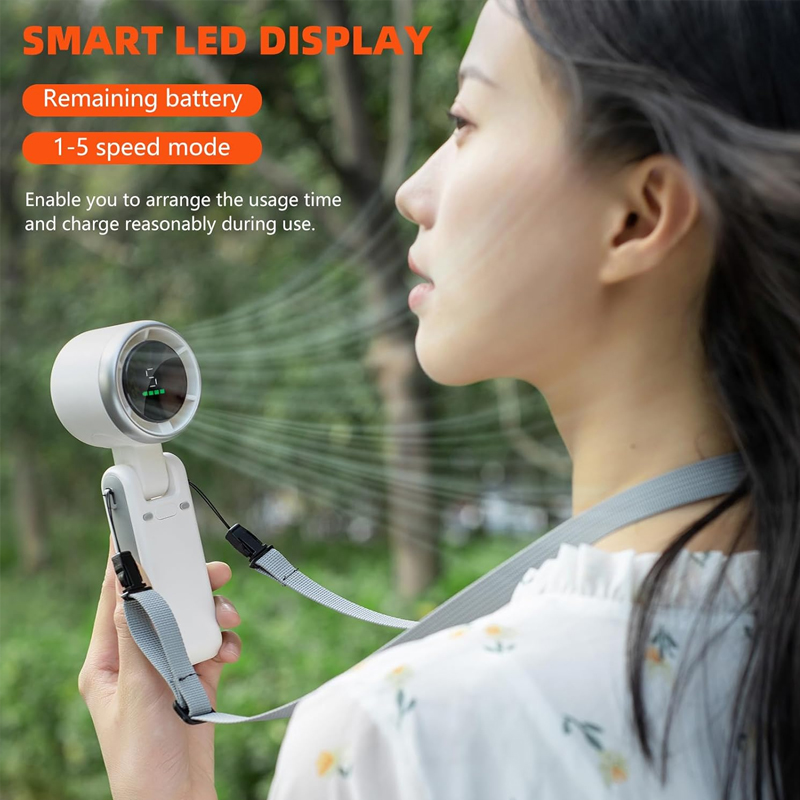 Handheld Mini Fan 5 Speed Fold - огляд і ціна Monitor Portable Usb