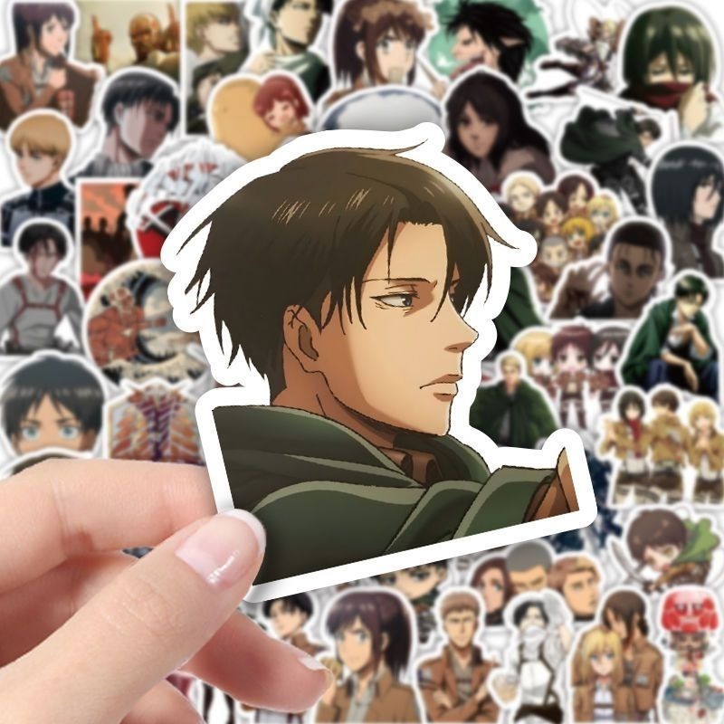 60Pcs Attack on Titan Anime St - огляд і ціна Laptop Accessories Toy
