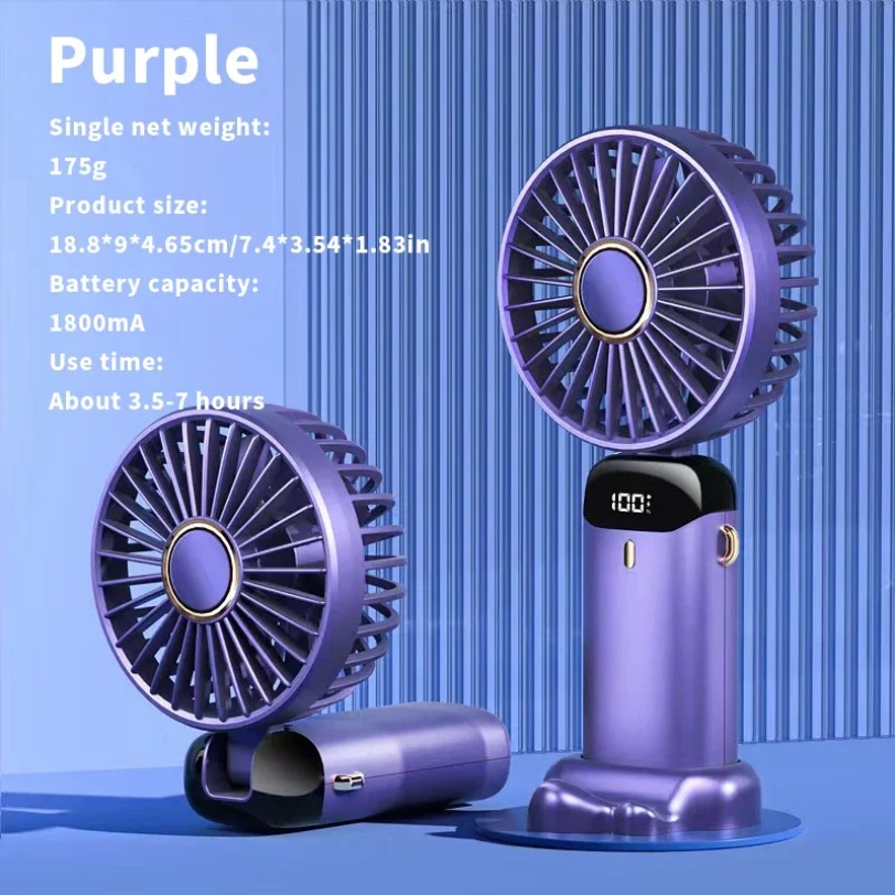 Mini Fan 5000mAh Handheld Fold - огляд і ціна Monitor Portable Usb