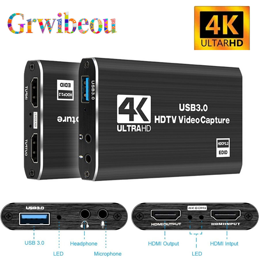 4K USB 3.0 Video Capture Card  - огляд і ціна Monitor Portable Usb