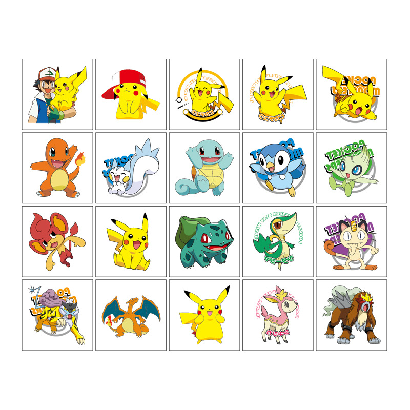 5*5cm 20pcs Pokemon Pikachu Ta - огляд і ціна Laptop Accessories Toy