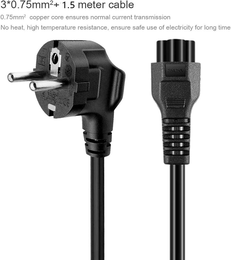 1.5M EU Universal Laptop 3-pin - огляд і ціна Laptop Lock Cable