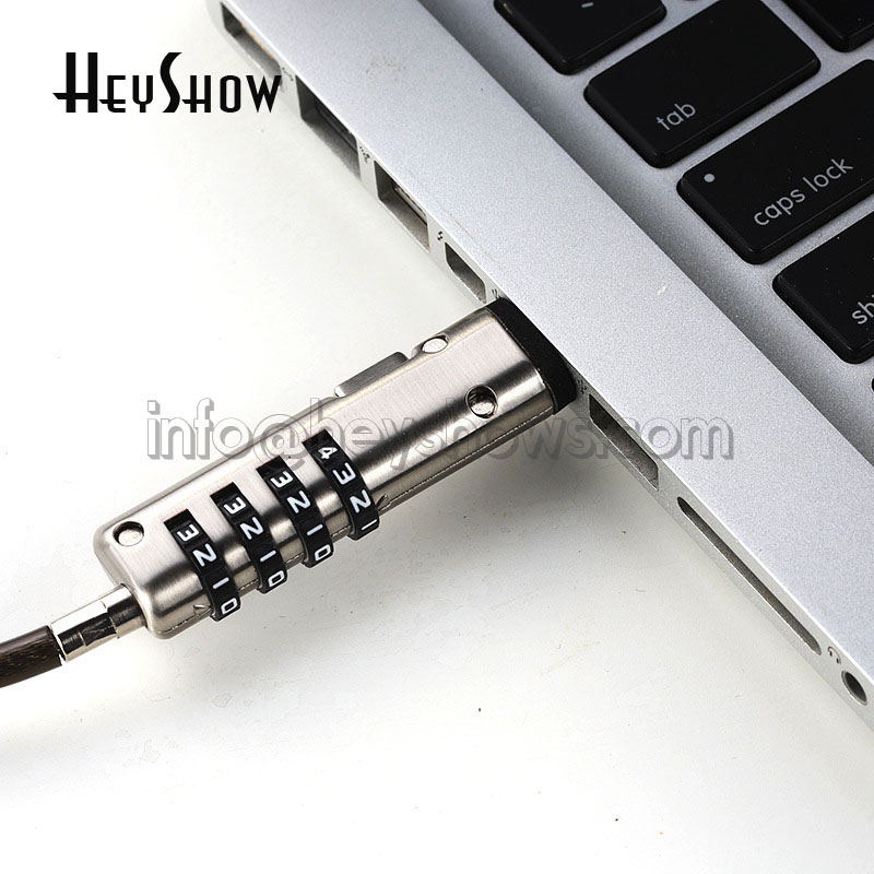 4-Digit Password Protected USB - огляд і ціна Laptop Lock Cable