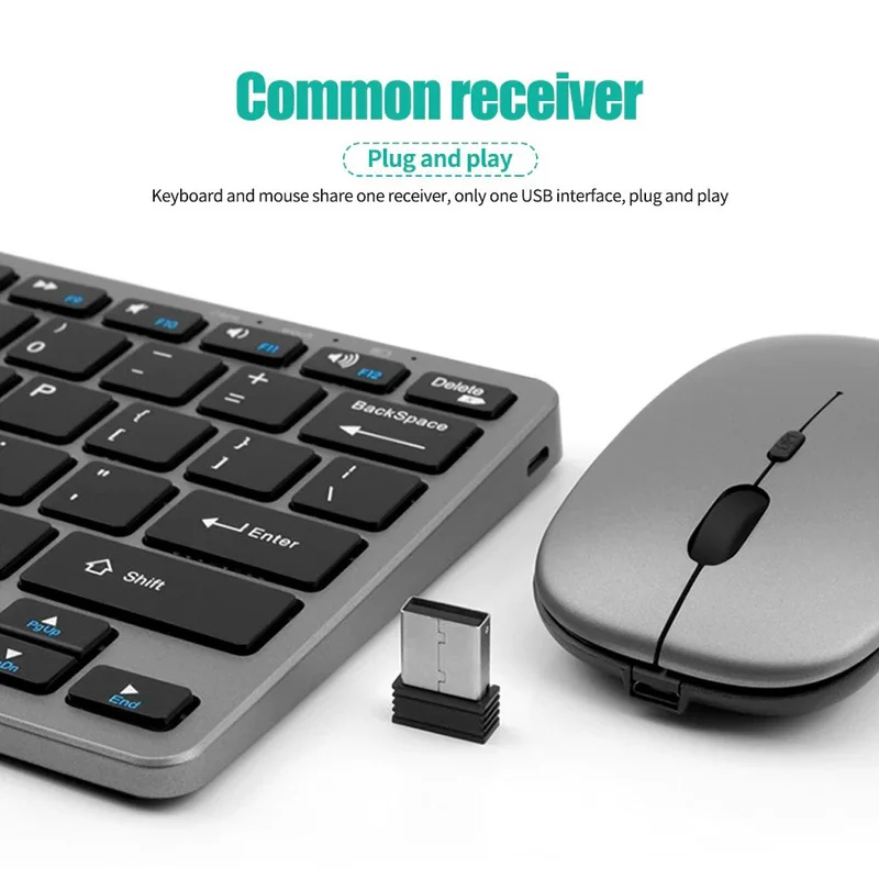 2.4G Wireless Keyboard Mouse S - огляд і ціна Laptop Accessories Combo Set